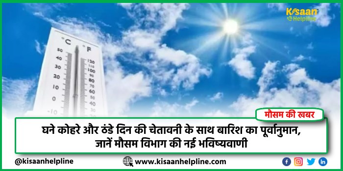 Weather Update: घने कोहरे और ठंडे दिन की चेतावनी के साथ बारिश का पूर्वानुमान, जानें मौसम विभाग की नई भविष्यवाणी